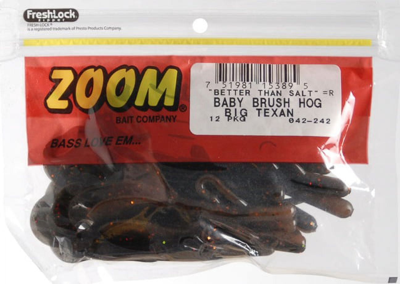 Zoom Baby Brush Hog 4'' Big Texan 12pk