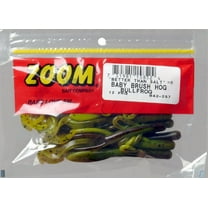 Zoom Originale Trick Worm 6 1/2 Bull Frog – 20 Esche In Plastica Neutra Per Pesca D’acqua Dolce, Forma A Verme
