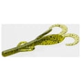 thumbnail image 1 of Zoom Baby Brush Hog Freshwater Fishing Soft Bait for Bass, Watermelon Gold 4", 12-pack, Soft Baits, 1 of 2