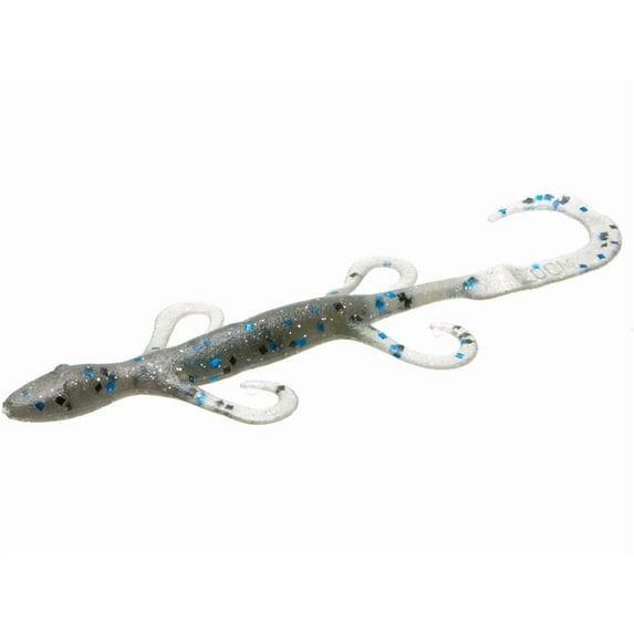 Zoom Bait 002-022 Lizard 6" Smokin Black 9 Pack Fishing Soft Plastic