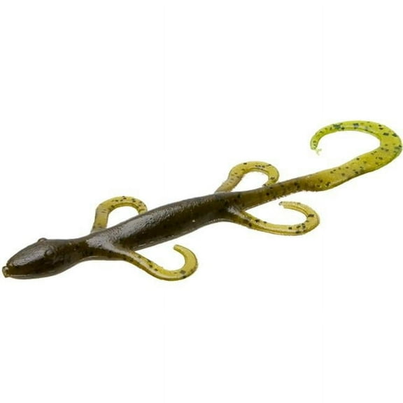 Zoom Bait 6 in. Lizard Bait in Green Pumpkin - Pack of 9