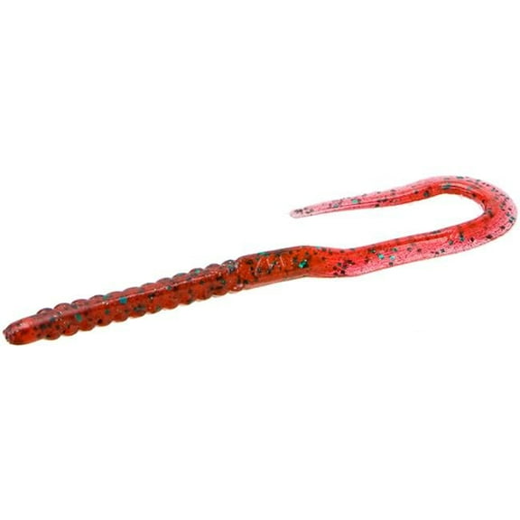 Zoom Bait 6 in. U-Tale Worm in Redbug - Pack of 20