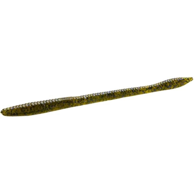 Zoom Bait Trick Worm - 6.5" Floating Worm For Bass Fishing, Weightless Or Carolina Rig