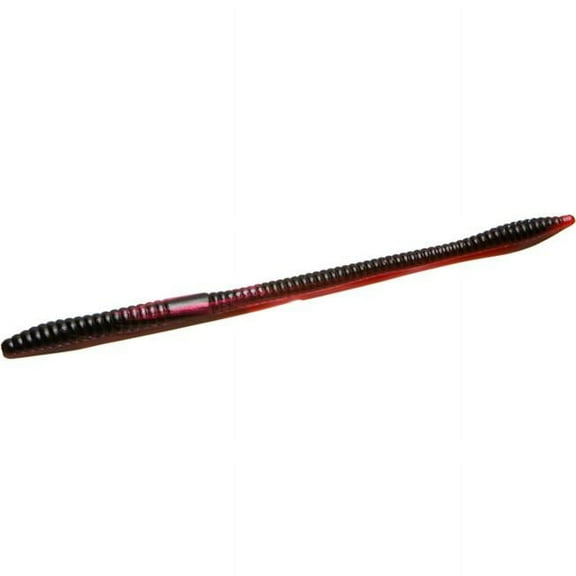 Zoom Bait  Trick Worm Bait in Red Shad - Pack of 20