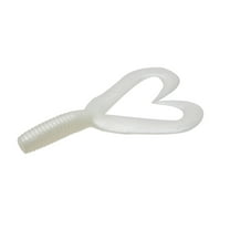 Zoom Creepy Crawler Tail 3'' White Pearl 16pk