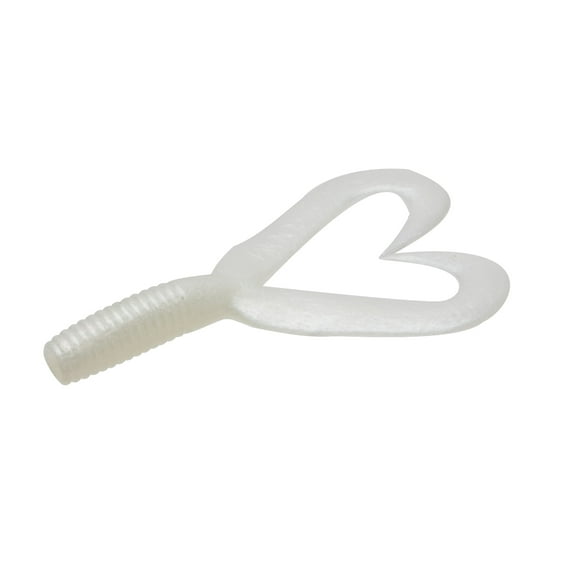 Zoom Creepy Crawler Tail 3'' White Pearl 16pk