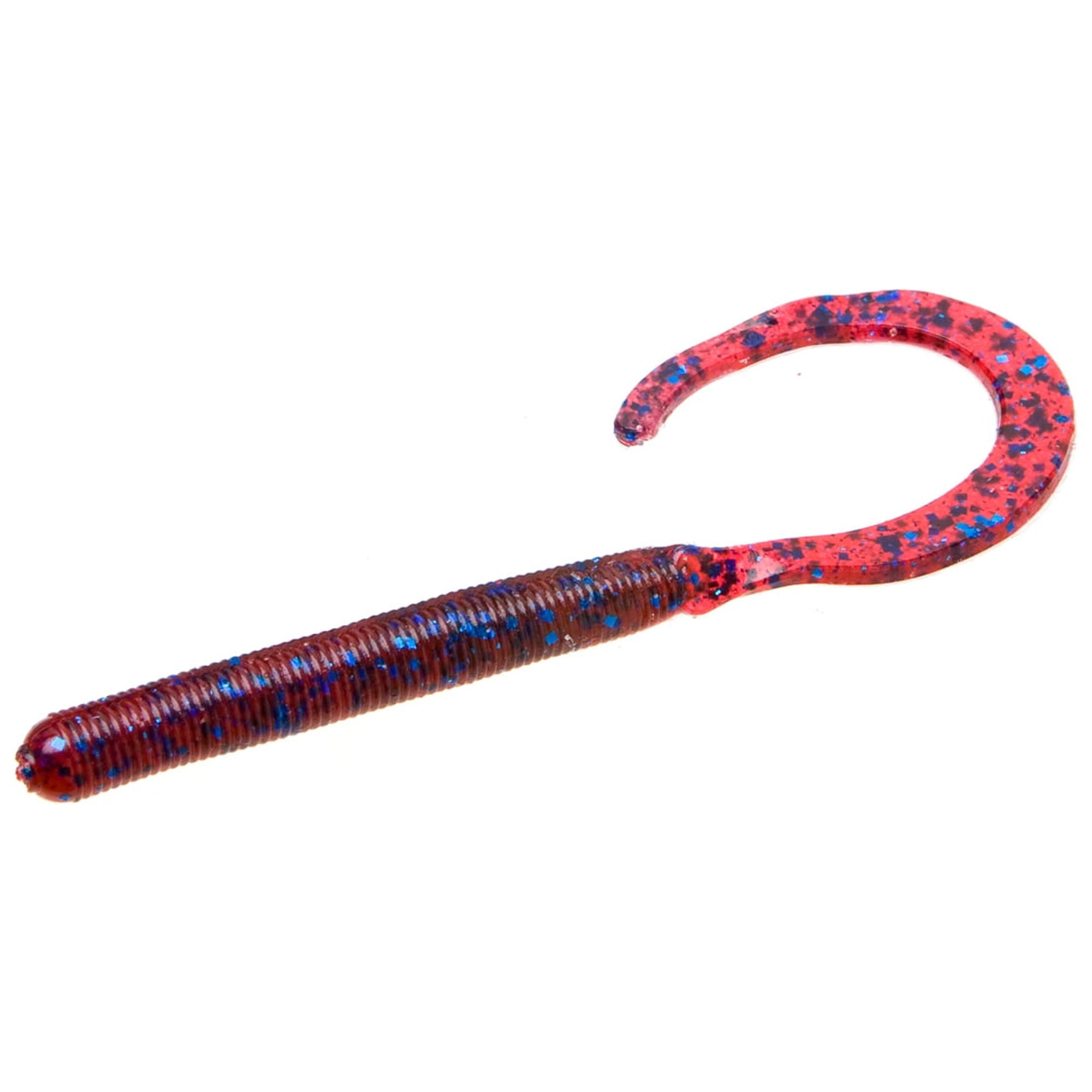 Zoom Curly Tail 4'' Green Pumpkin 20pk - Walmart.com