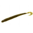 thumbnail image 1 of Zoom Dead Ringer Green Pumpkin 4" Soft Plastic Worm, 1 of 5