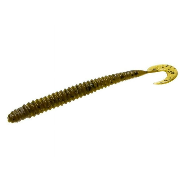 Zoom Dead Ringer Green Pumpkin 4" Soft Plastic Worm