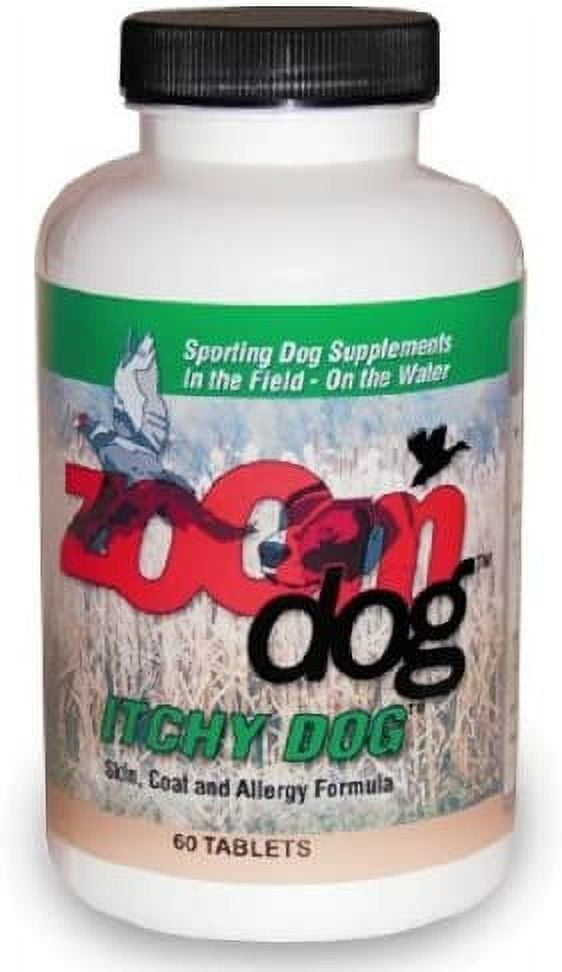 Zoom Dog Itchy Dog Skin, Coat Allergy Formula (60 Tabs)