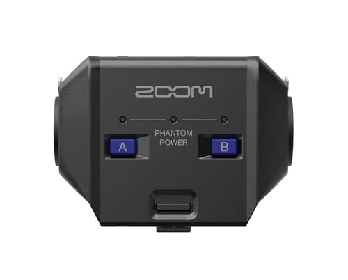 Zoom EXH-6E Dual XLR/TRS Combo Input Capsule for H6essential Portable Recorder, Black