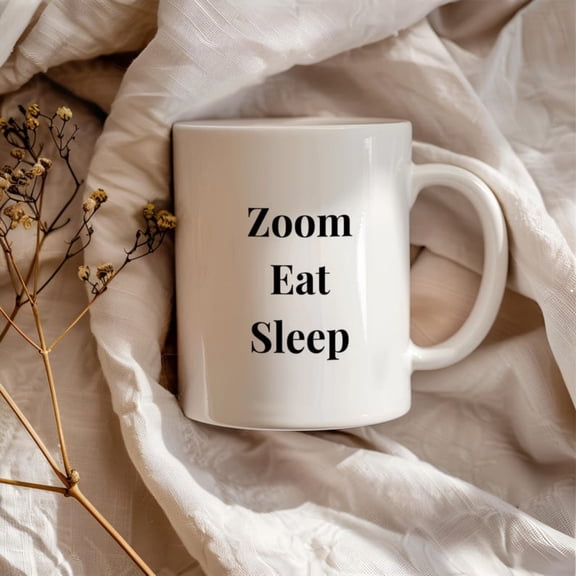 Zoom Eat Sp Mug  Funny Work From Home Gift  ote Work Coffee Cup  Online Meeting Humor Mug  WFH Office Mug  Gift Coworkers.