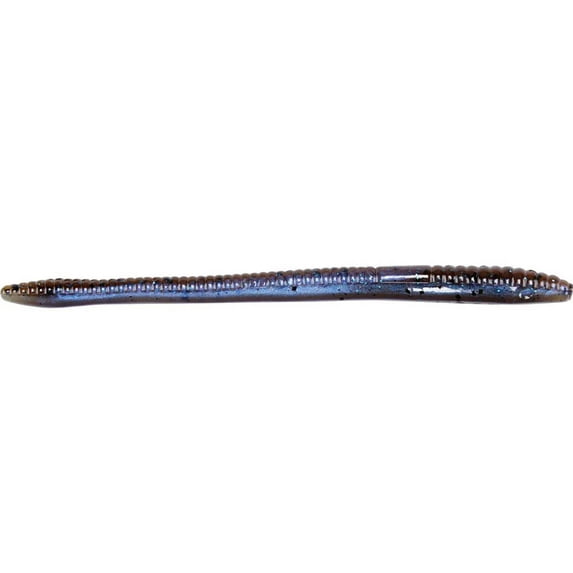 Zoom Finesse 4.5'' Green Pumpkin BlueFlash 20pk
