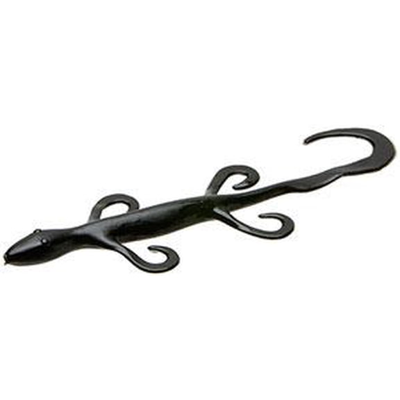 Zoom Fishing Lures 005038-SP Mini Lizard 4 Inch Fishing Lure 15 Per Package Black