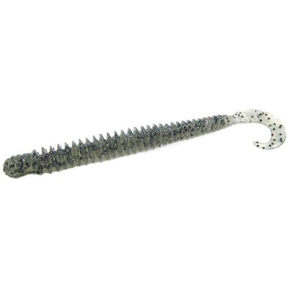 Zoom Fishing Lures 017008-SP Dead Ringer FinesseWorm, 4 Inch, 20Pk, Salt-N-Pepper
