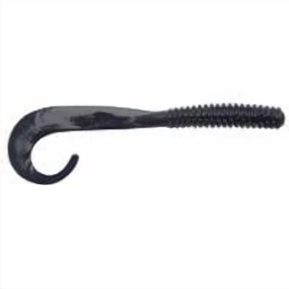 Zoom Fishing Lures 021038-SP Big Dead Ringer Ring Worm 8 Inch 10 Per Pack Black