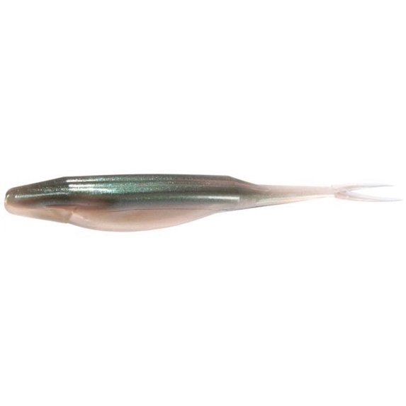 Zoom Fishing Lures 023107-SP Super Fluke 5 1/4 Inch Fishing Lure 10 Per Package Natural Green