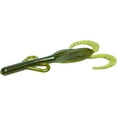 thumbnail image 1 of Zoom Fishing Lures 042147-SP Baby Brush Hog 4 Inch Trailer 4 Inch 12 Pack Avocado, 1 of 10