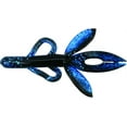 thumbnail image 1 of Zoom Fishing Lures 085100-SP Super Hog 4 Inch Fishing Lure 10 Per Package Black Sapphire, 1 of 2