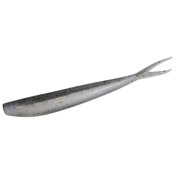 Zoom Fluke 4" Salt-Impregnated Fishing Lures for Bass, 10-Count