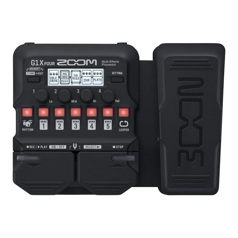 【極美品】ZOOM G1X FOUR Zoom G1X Four Guitar Multi-Effects Processor With Built-In