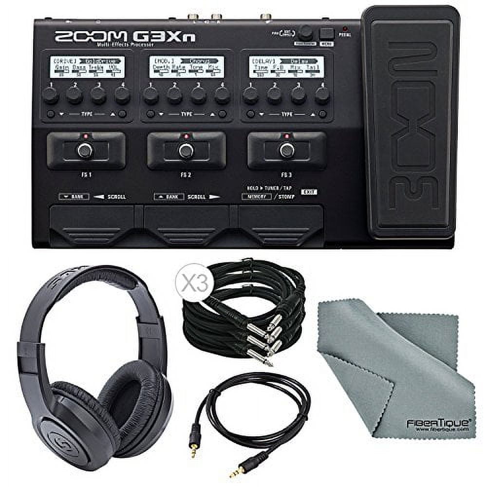 Zoom G3Xn Multi-Effects Processor with Expression Pedal for Guitar