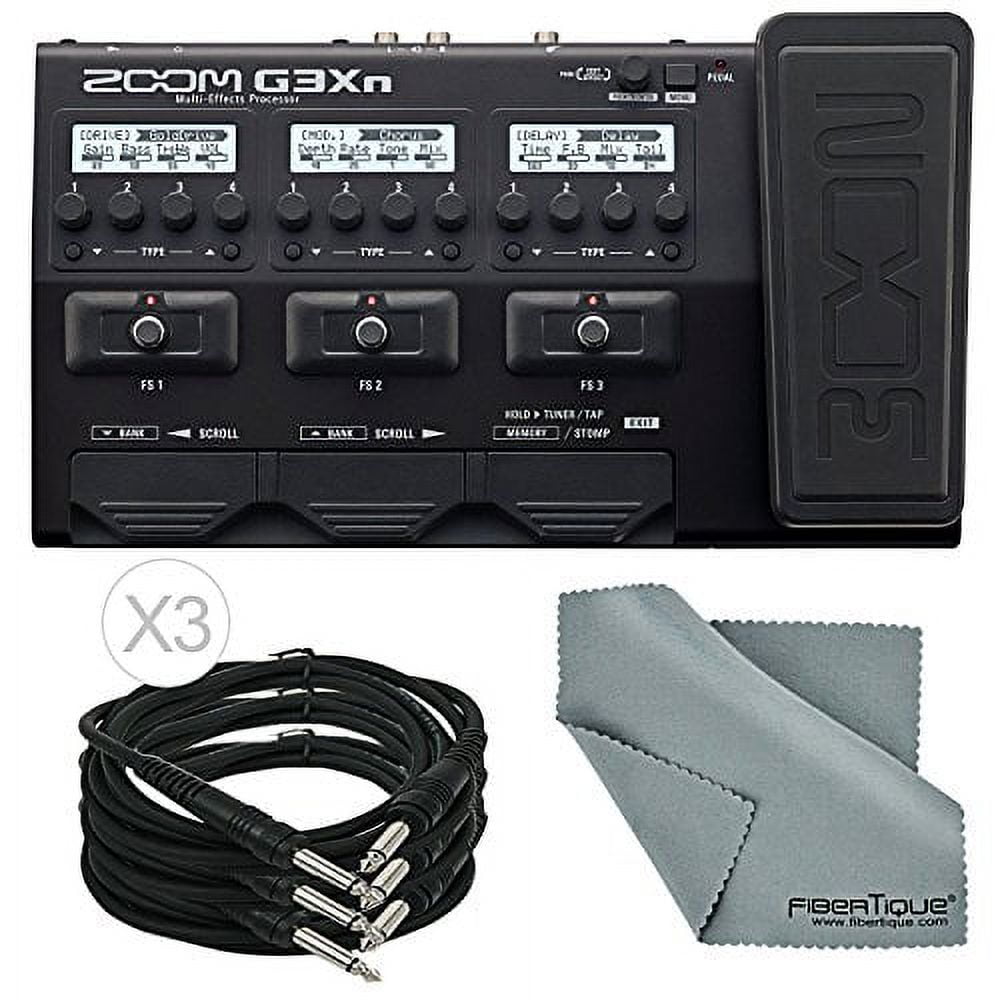 Zoom G3Xn Multi-Effects Processor with Expression Pedal for Guitar