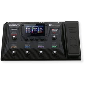 Zoom G6 Multi-Effects Processor Pedal for Guitarists, Digital, 240 User Patches