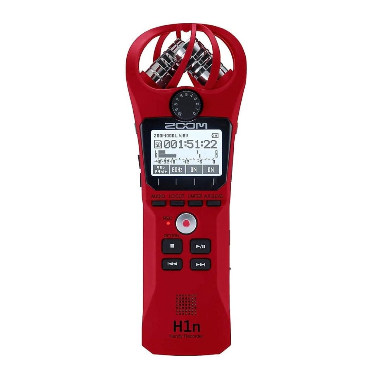 Zoom H1n Handy Recorder Red Edition - Walmart.com
