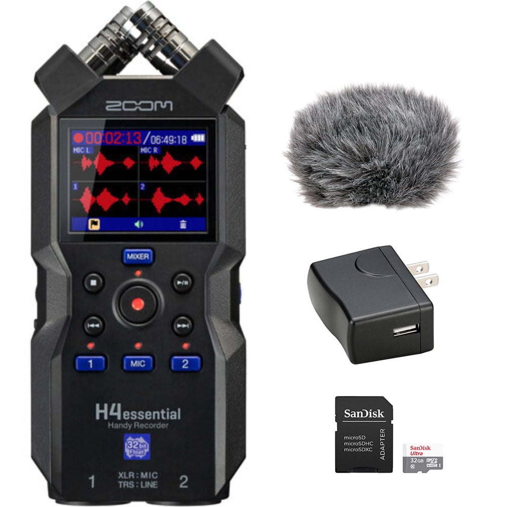 AURAY Custom Windbuster For Zoom H4N Recorder - Dual Layer Wind Noise Reduction