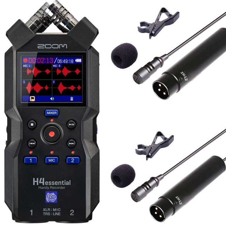 Zoom H4essential 4-Track Handy Recorder with Wired XLR Zoom H4essential 4-Track Handy Recorder with Wired XLR