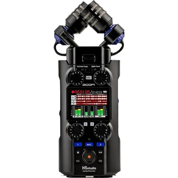 Zoom H5studio 6 Track Handy Recorder with 32-Bit Float Recording