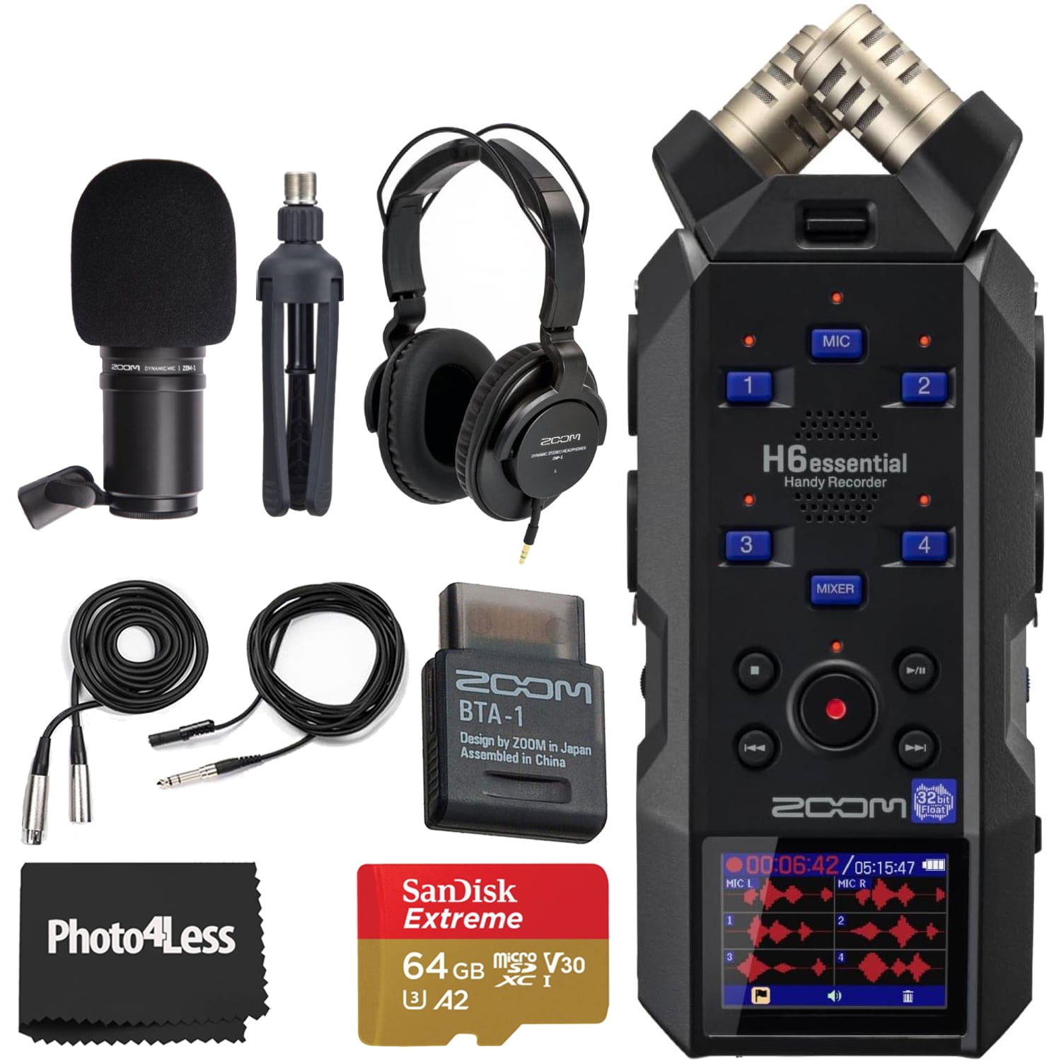 Zoom H6essential Handy Recorder Bundle