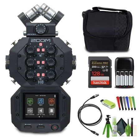 Zoom H8 12-Track Portable Recorder Pro Bundle