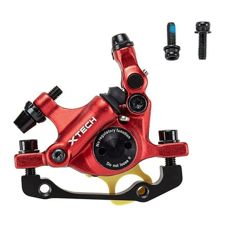 Zoom HB-100 MTB Line Pulling Hydraulic Disc Brake Calipers Front + Rear, Aluminum Alloy Mountain Bike Hydraulic Disc Brakes with is/PM Universal Caliper Adapter for XC Trail, e-Bike, Fat Bike