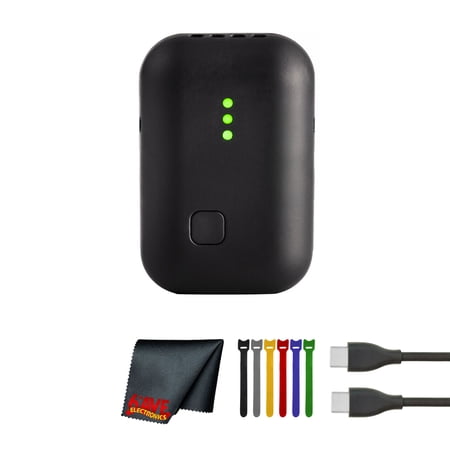Zoom Instamic Pro Plus C Microphone and Recorder (Mono) with 32-Bit Float, IP67 Waterproof, Omni MEMS Mic 135 dB SPL, Internal Timecode, Bluetooth Mic for Phone/PC, Remote, 4.5-Hour Battery Bundle