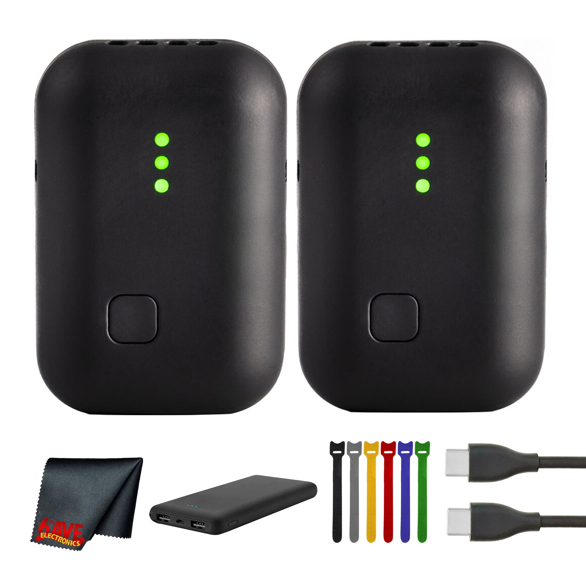 Zoom Instamic Pro Plus C (Mono Model) Ultra-Compact Wearable 32-bit Float Recorder, Wireless Microphone, IP67 Waterproof, 16 GB Internal Memory, USB-C + Bluetooth Streaming, Timecode-Ready Bundle