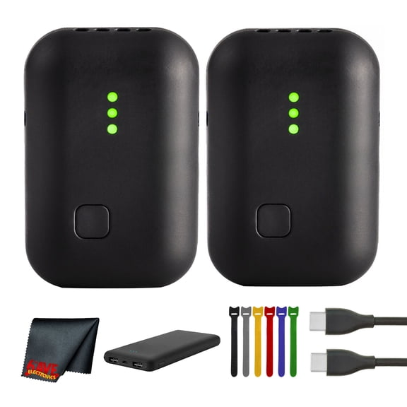 Zoom Instamic Pro Plus C (Mono Model) Ultra-Compact Wearable 32-bit Float Recorder, Wireless Microphone, IP67 Waterproof, 16 GB Internal Memory, USB-C + Bluetooth Streaming, Timecode-Ready Bundle