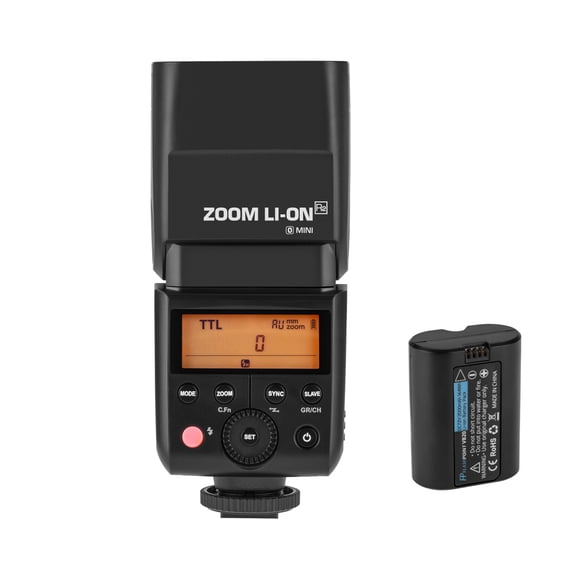 Flashpoint Zoom Li-Ion Mini R2 TTL Flash Flash for Select Olympus and Panasonic Cameras , Godox V350O
