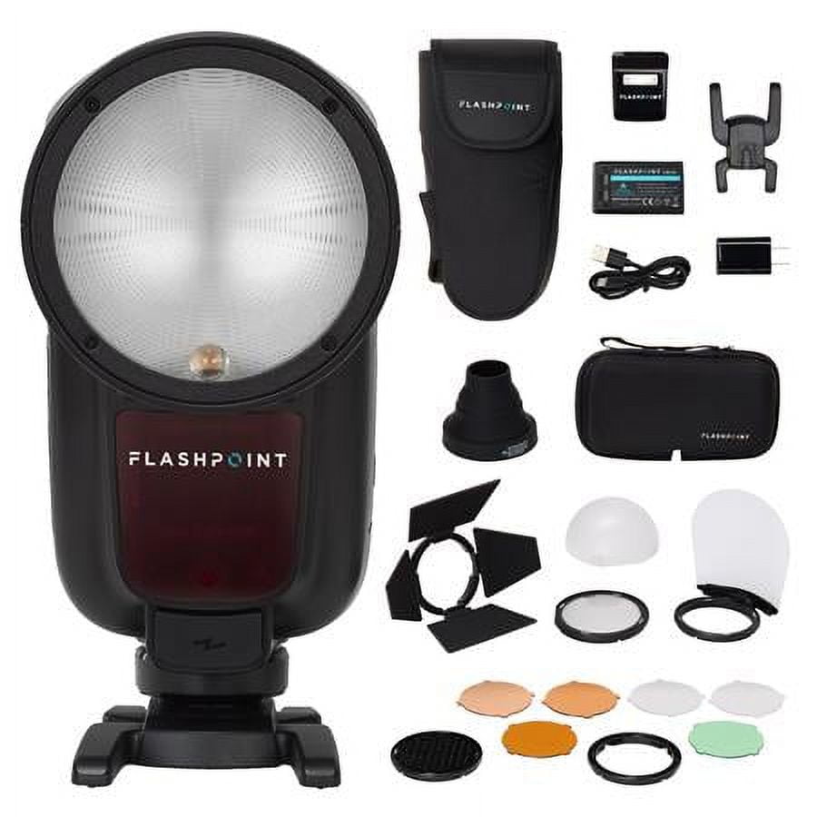 Zoom Li-on X PRO R2 TTL On Camera Round Speedlight Flash for Canon with ...