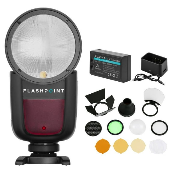 Flashpoint Zoom Li-on X R2 TTL On-Camera Round Flash Speedlight Kit For Sony (Godox V1)