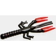 thumbnail image 1 of Zoom Lil Critter Craw 3'' Black Red Glit/Red 12pk, 1 of 3