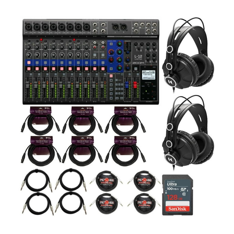 Zoom LiveTrak L-12 12-Channel Digital Mixer and Multitrack