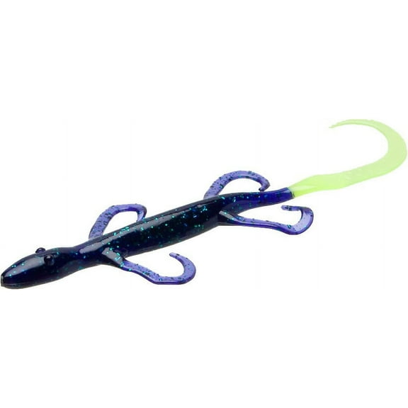 Zoom Lizard 6'' Junebug/Chartreuse 9pk