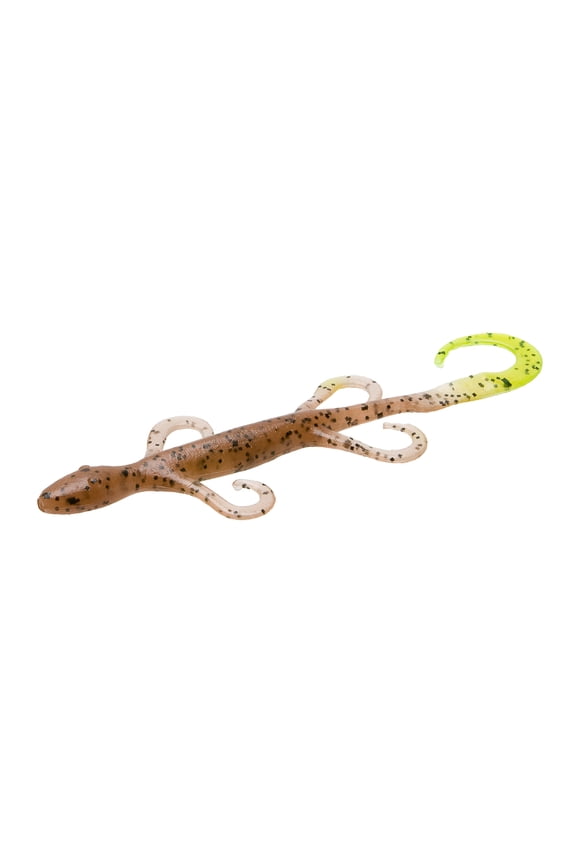 Lizard 6'' Pumpkin/Chartreuse 9pk