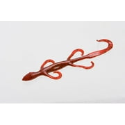 Zoom Lizard Fishing Bait, Tomato, 6”, 9-pack, Soft Plastics