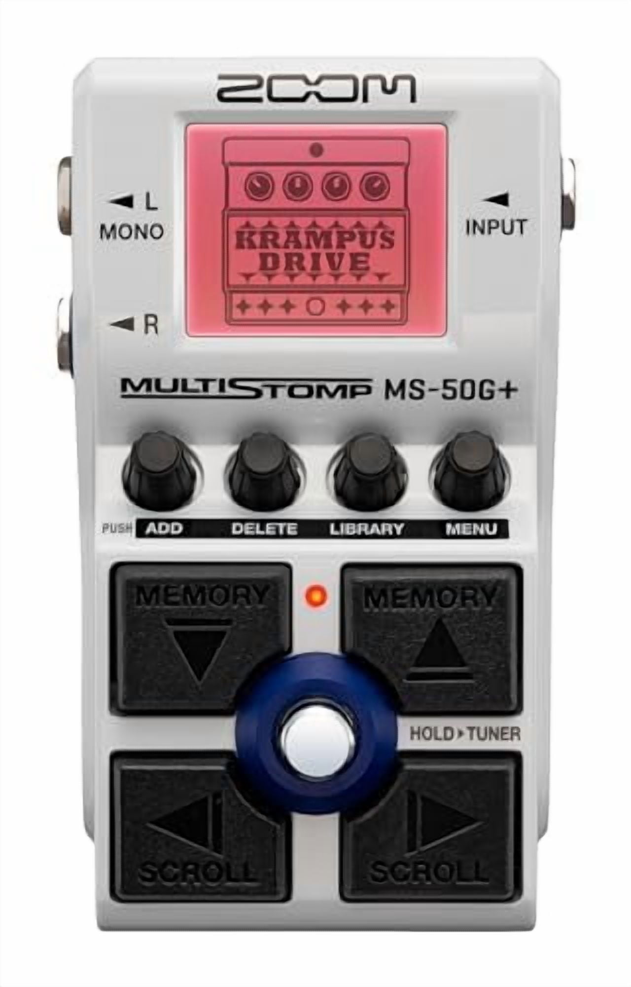zoom MS-50G＋ Zoom MS-50G+ Digital MultiStomp Pedal for Guitar - Walmart.com
