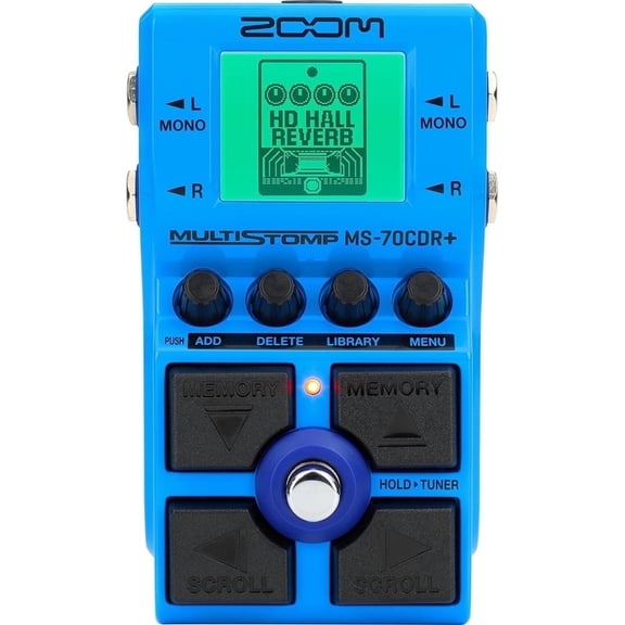Zoom MS-70CDR Plus MultiStomp Chorus-Delay-Reverb Guitar Effects Pedal