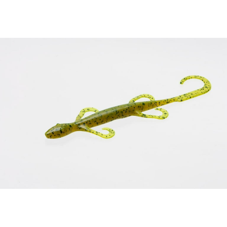 Zoom Mag Lizard 8'' Chartreuse Pumpkin 9pk - Walmart.com