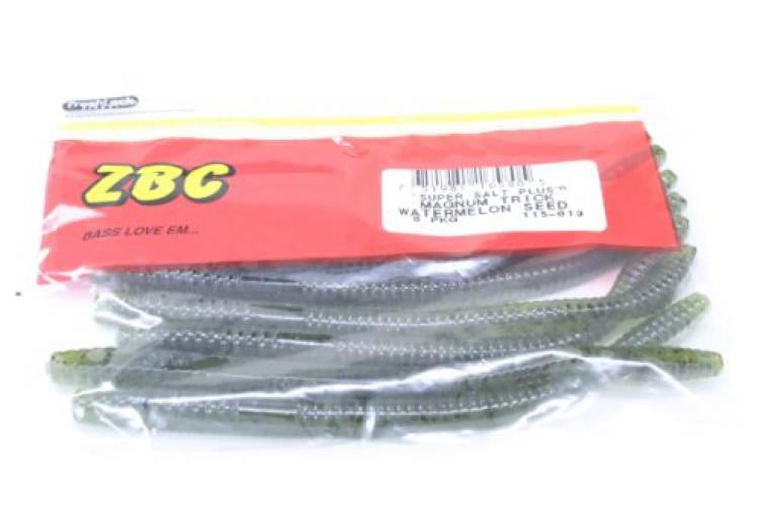 Zoom Magnum Trick Worm 7'' Watermelon Seed 8pk